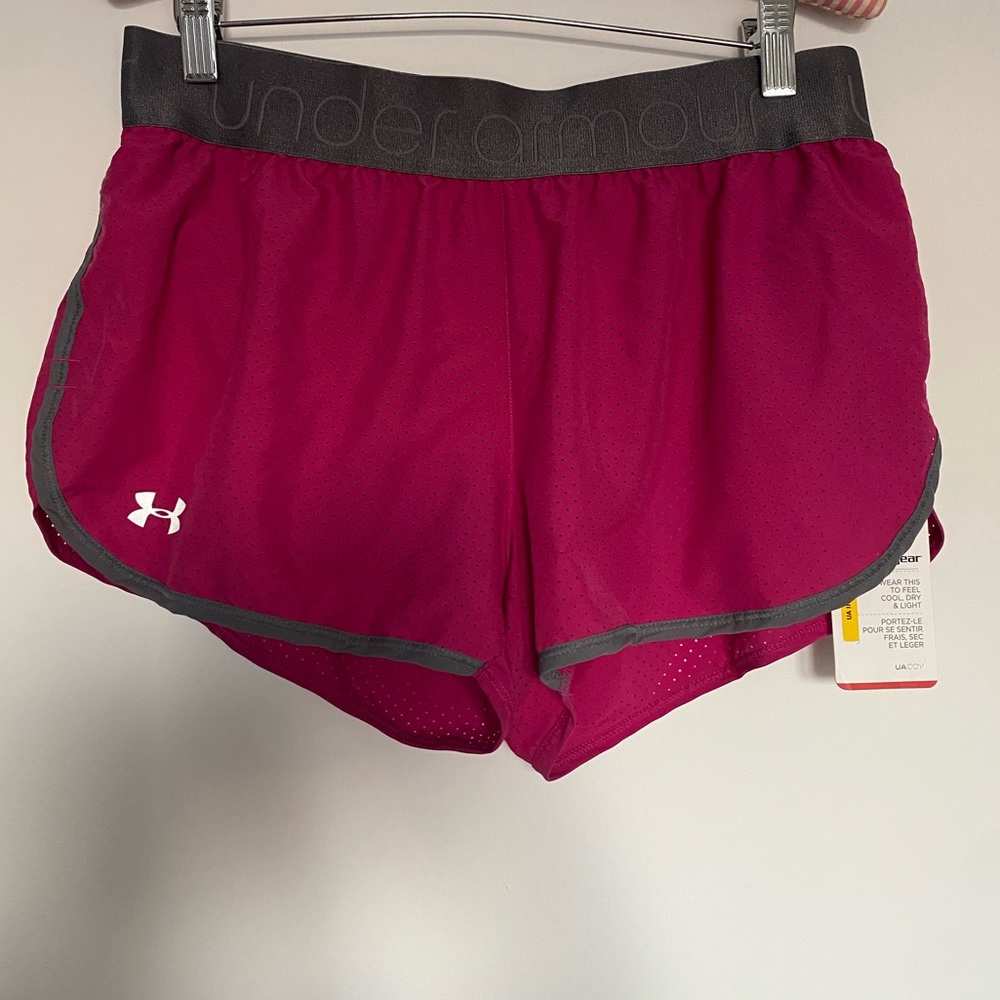 NWT Under Armor Mesh Running Shorts